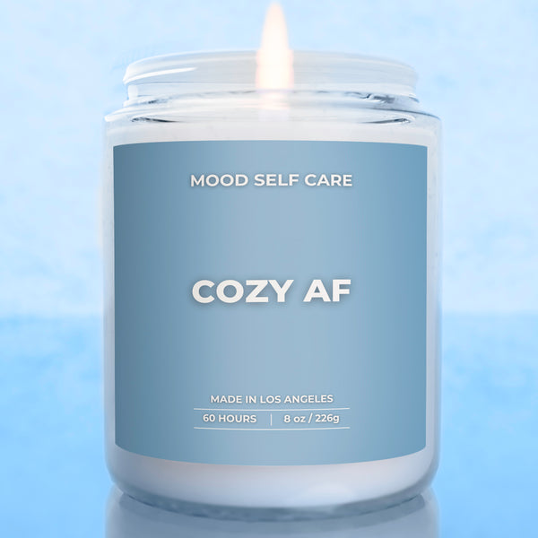 COZY AF SCENTED CANDLE